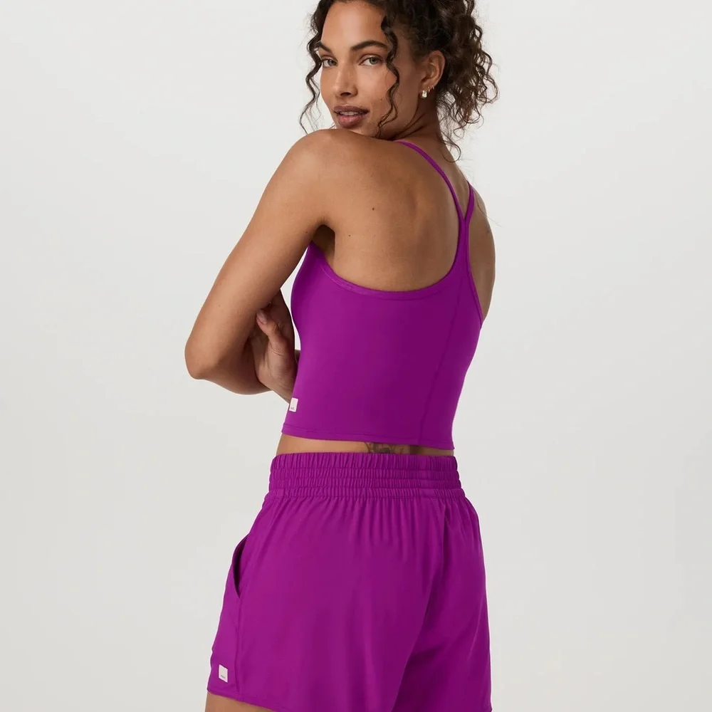 Vuori Vuori AllTheFeels Support Tank 2.0 Size Medium Magenta - Picture 3 of 8